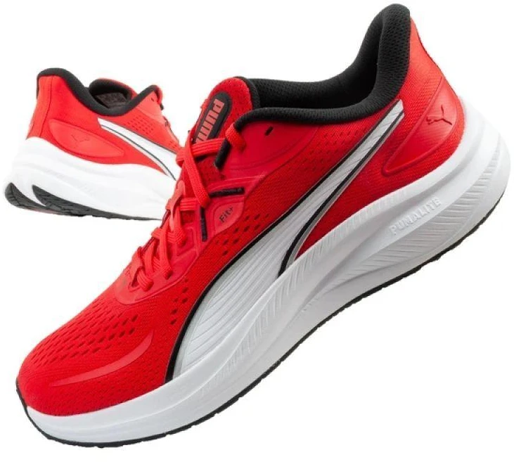 Puma Skyrocket Lite 2 vyriški sportiniai batai, lengvi ir patogūs, raudoni