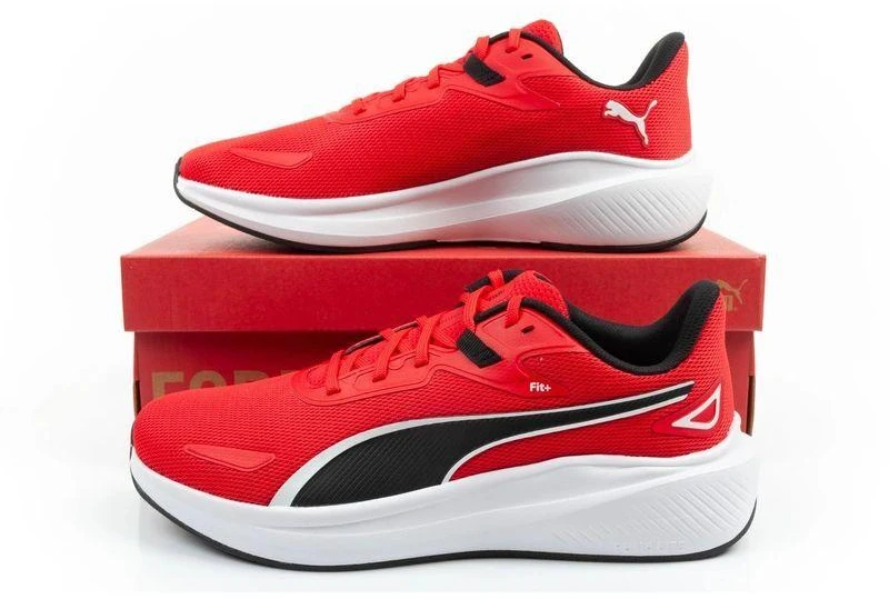 Puma Skyrocket Lite vyriški sportbačiai, lengvi ir patogūs, raudoni