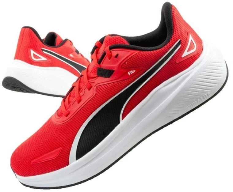 Puma Skyrocket Lite vyriški sportbačiai, lengvi ir patogūs, raudoni