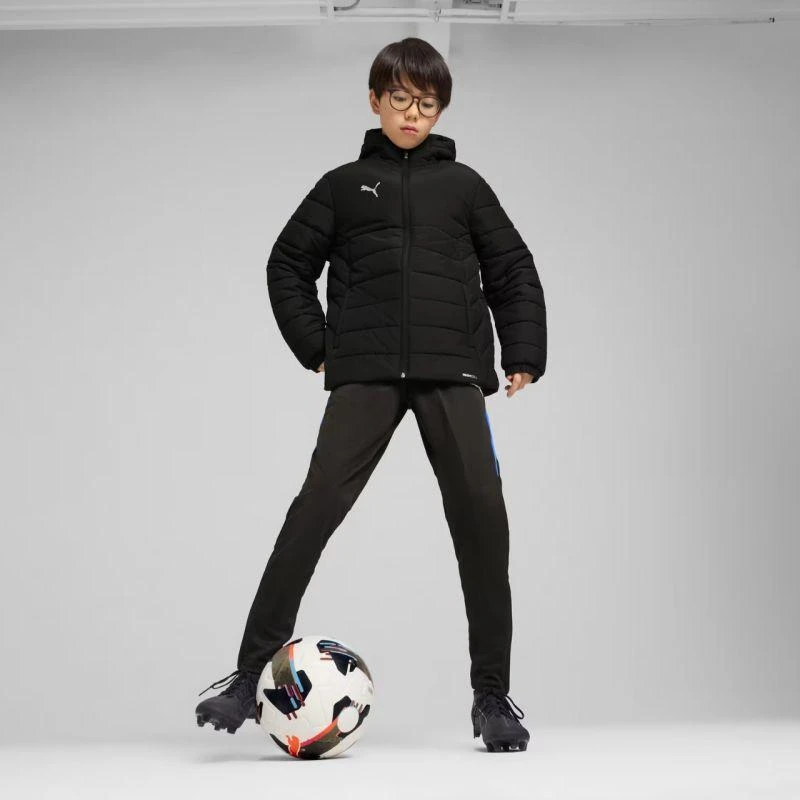 Puma Team Additions Vaikams su pamušalu striukė su gobtuvu Juoda 659738 03