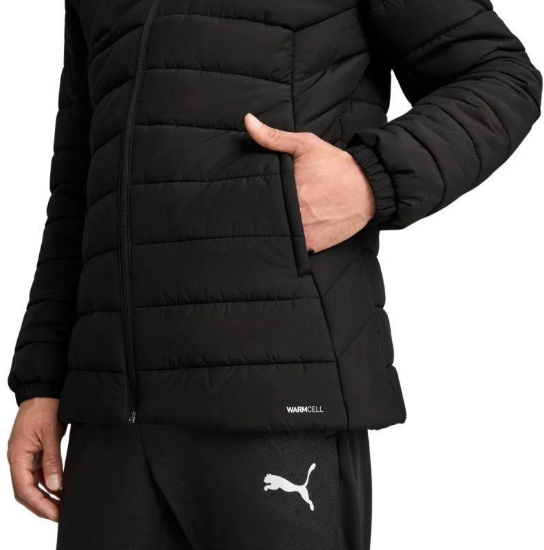 Puma Team Additions Vyriškis su gobtuvu dygsniuota striukė Juoda 659795 03