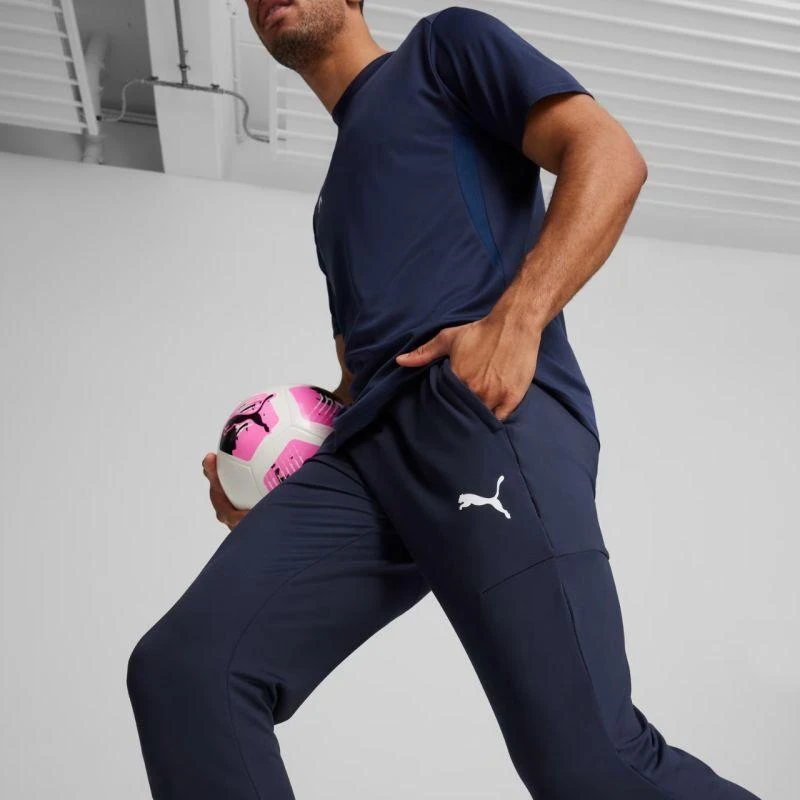 Puma Team Goal Siauros Treniruočių Vyriškos Kelnės Tamsiai Mėlynos 659037 06