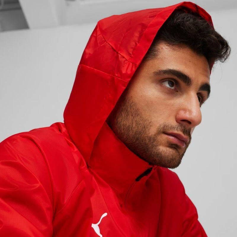 Puma Team Goal visų oro sąlygų vyriška striukė raudona 659038 01