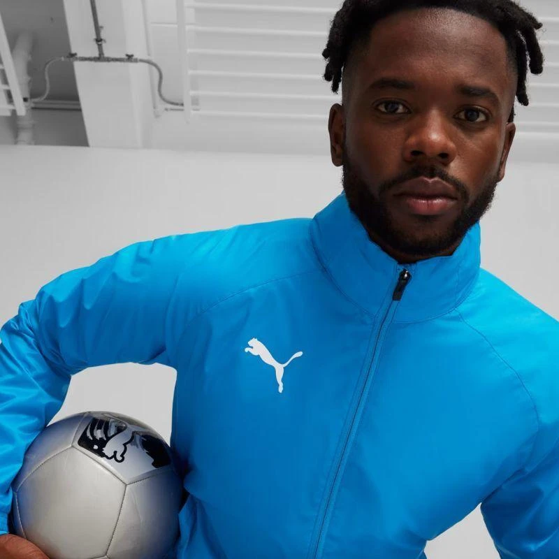 Puma Team Goal Vyriška striukė atspari visoms oro sąlygoms Mėlyna 659038 02
