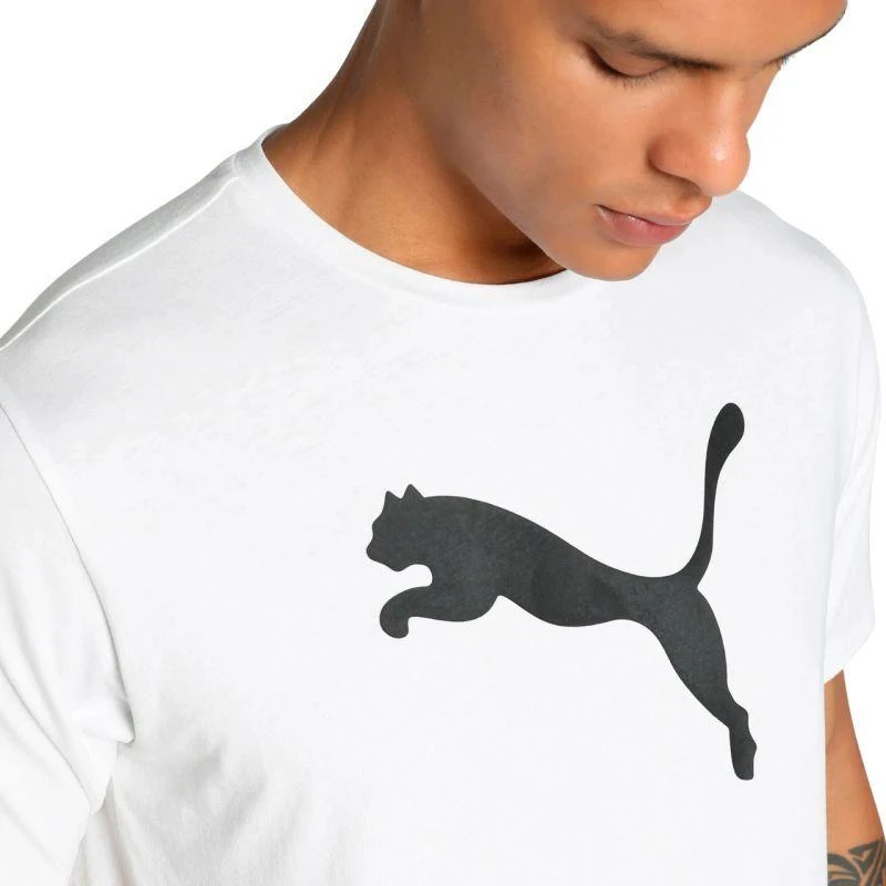 Puma Team Rise Logo medvilniniai marškinėliai M 658705 04