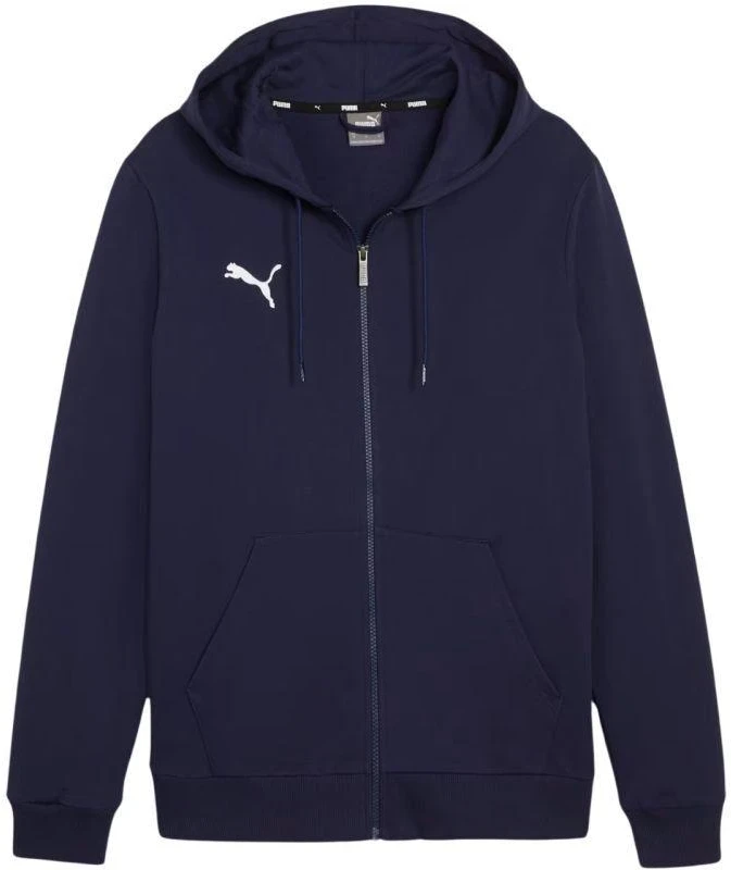Puma teamGoal Casuals Vaikiškas džemperis su gobtuvu, tamsiai mėlynas 658596 06