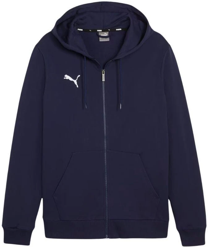 Puma teamGoal Casuals Vaikiškas džemperis su gobtuvu, tamsiai mėlynas 658596 06