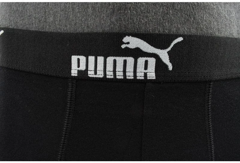 Puma Vyriški bokseriai trumpikės, 9 vnt. pakuotė, juodi, pilki, chaki, patogūs, medvilniniai