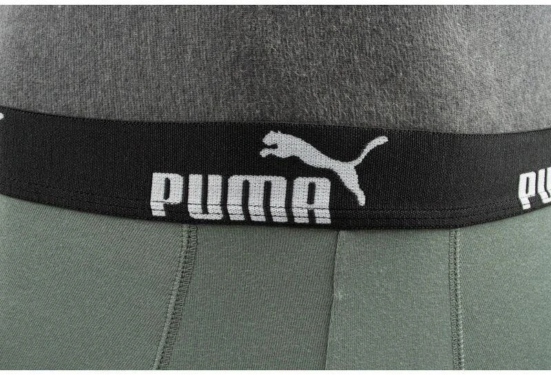 Puma Vyriški bokseriai trumpikės, 9 vnt. pakuotė, juodi, pilki, chaki, patogūs, medvilniniai