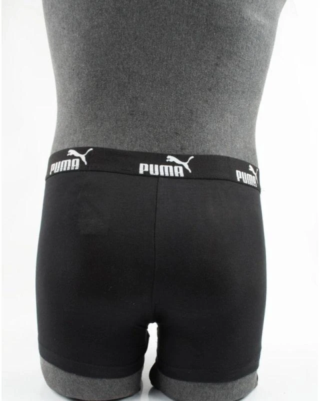 Puma Vyriški bokseriai trumpikės, 9 vnt. pakuotė, juodi, pilki, chaki, patogūs, medvilniniai