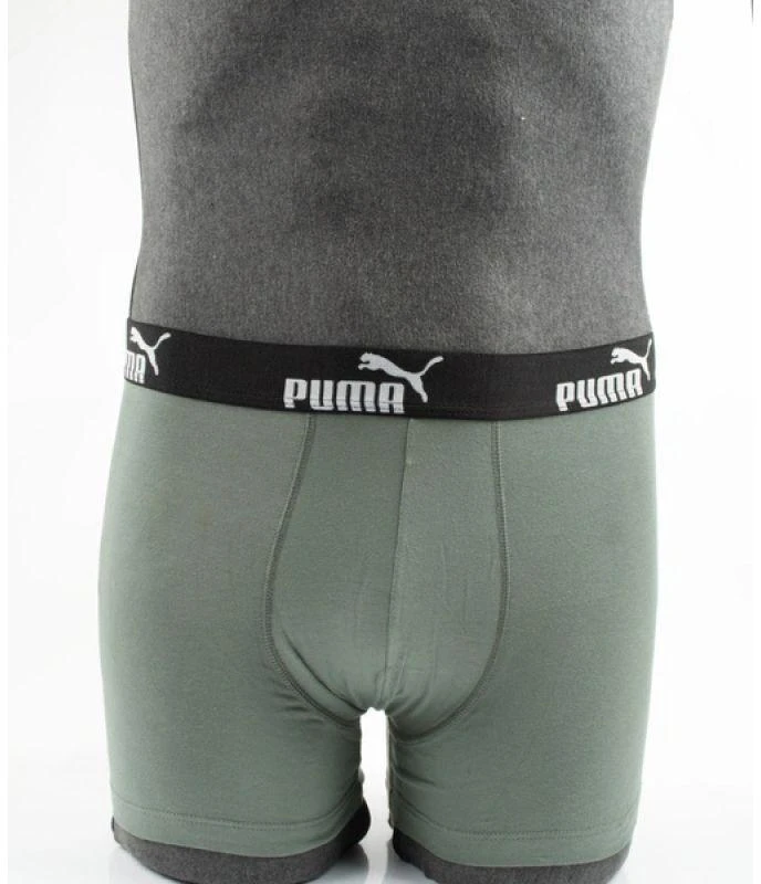 Puma Vyriški bokseriai trumpikės, 9 vnt. pakuotė, juodi, pilki, chaki, patogūs, medvilniniai