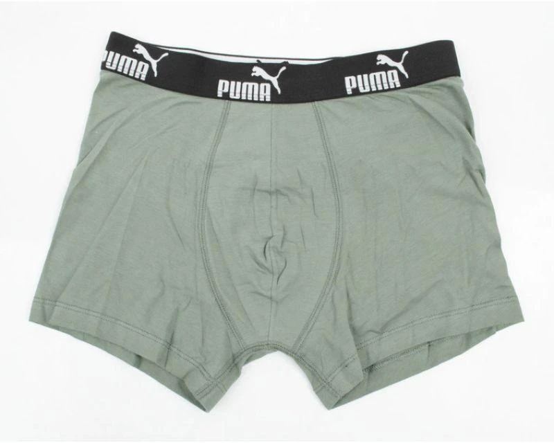 Puma Vyriški bokseriai trumpikės, 9 vnt. pakuotė, juodi, pilki, chaki, patogūs, medvilniniai