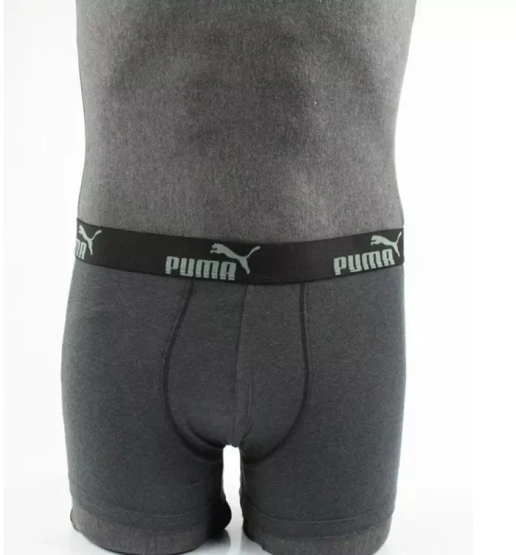 Puma Vyriški bokseriai trumpikės, 9 vnt. pakuotė, juodi, pilki, chaki, patogūs, medvilniniai