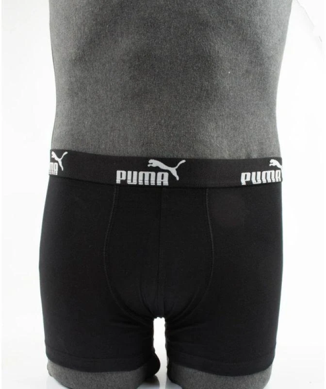 Puma Vyriški bokseriai trumpikės, 9 vnt. pakuotė, juodi, pilki, chaki, patogūs, medvilniniai