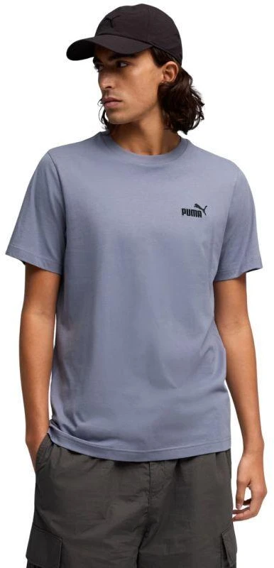 Puma Vyriški ESS Mažas Nr. 1 Logotipo Marškinėliai Violetiniai 682535 65