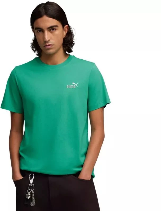 Puma Vyriški ESS Mažo Nr. 1 Logotipo Marškinėliai Žali 682535 40
