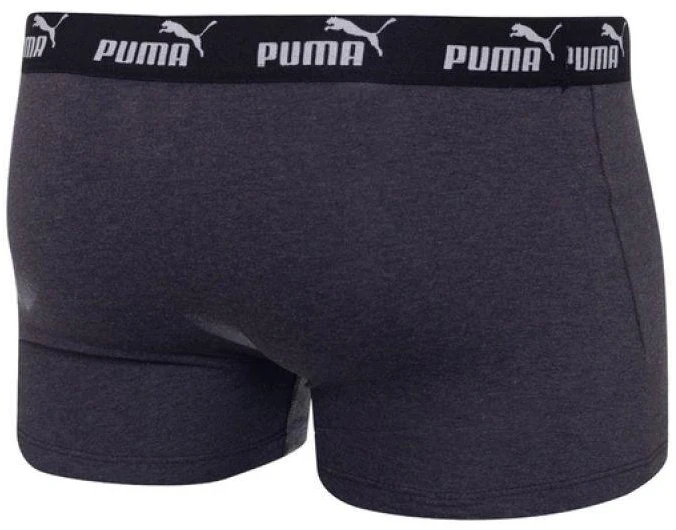 Puma vyriški patogūs medvilniniai bokseriai, 2 vnt., žali ir pilki