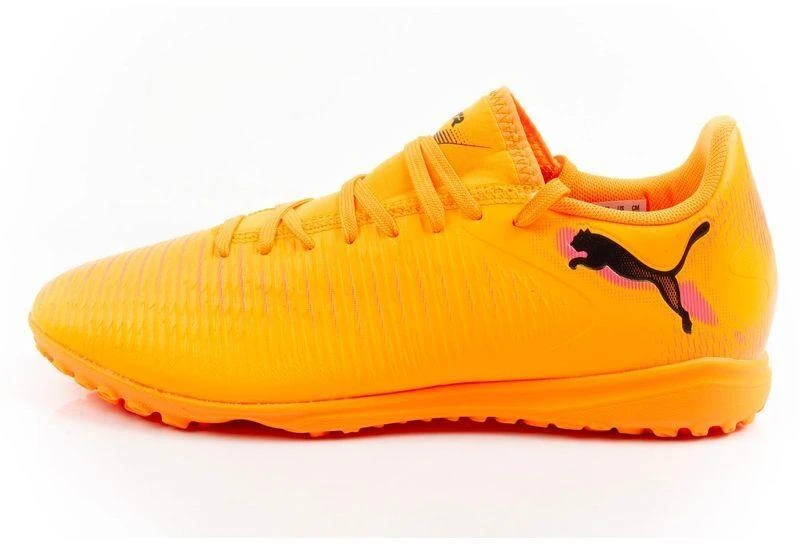 Puma vyriški sportiniai futbolo bateliai Future 8 Play TT dirbtinės vejos oranžiniai
