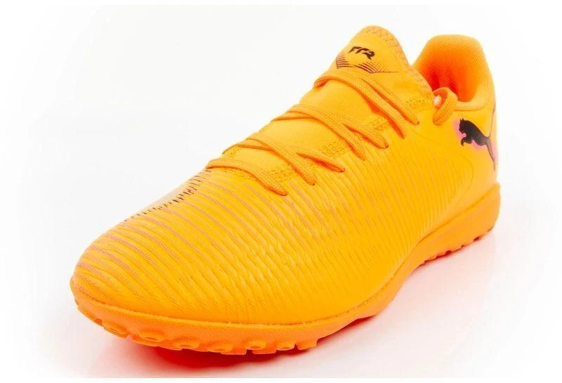 Puma vyriški sportiniai futbolo bateliai Future 8 Play TT dirbtinės vejos oranžiniai