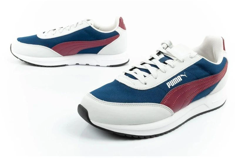 Puma vyriški sportiniai kedai R78 Lightwind patogūs stilingi pilki tamsiai mėlyni