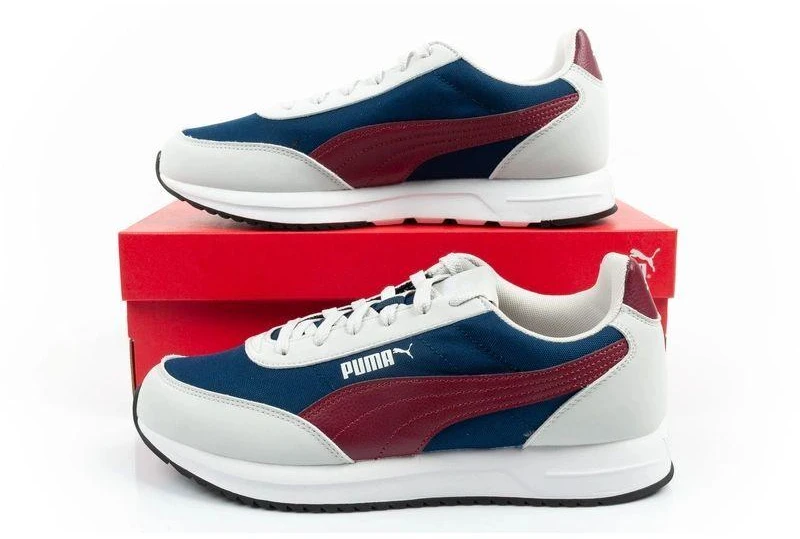 Puma vyriški sportiniai kedai R78 Lightwind patogūs stilingi pilki tamsiai mėlyni