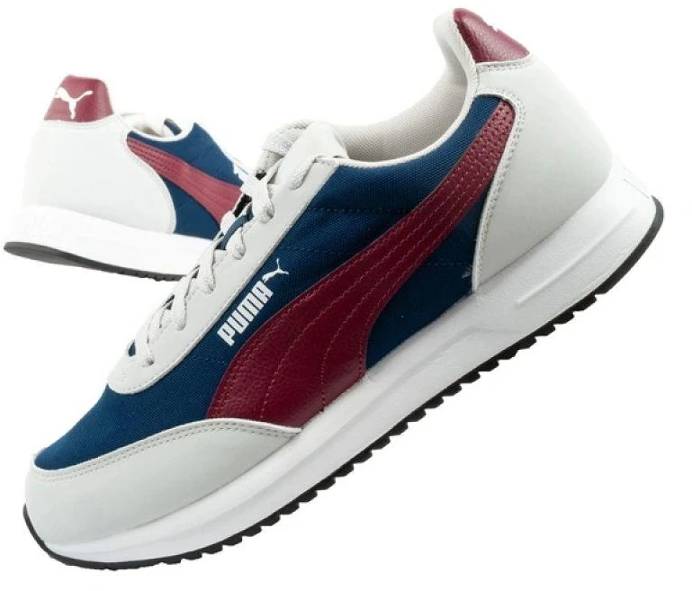 Puma vyriški sportiniai kedai R78 Lightwind patogūs stilingi pilki tamsiai mėlyni
