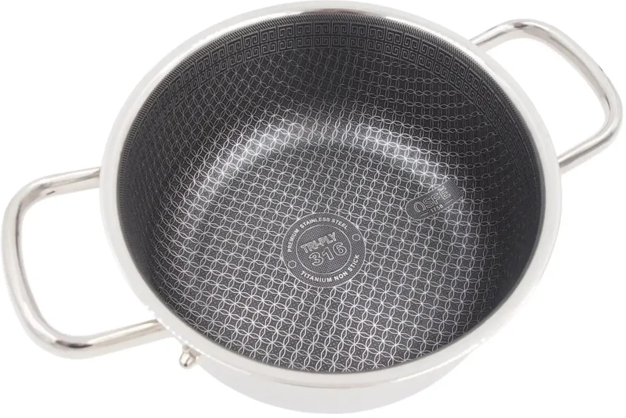 Puodas su dangčiu OSFÉ Tri-Ply, 20 cm, 3 l
