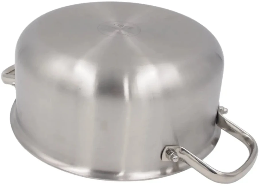 Puodas su dangčiu OSFÉ Tri-Ply, 24 cm, 5 l