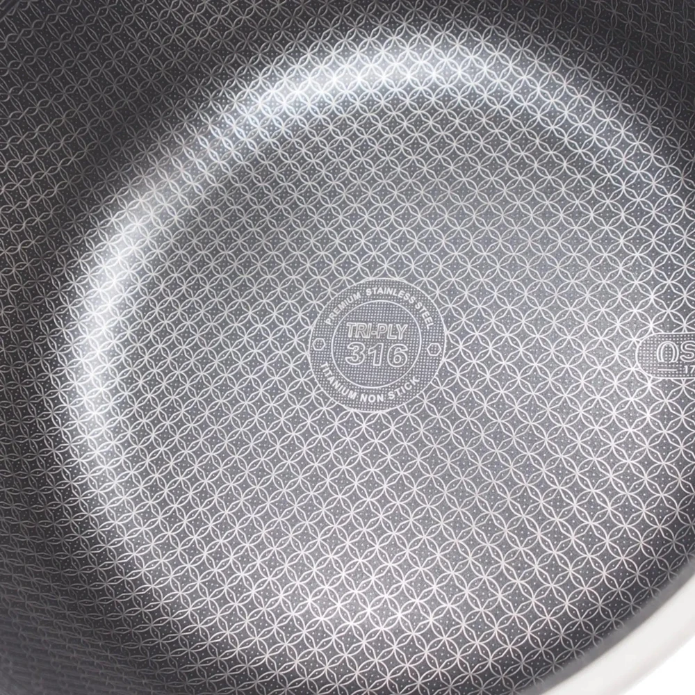 Puodas su dangčiu OSFÉ Tri-Ply, 28 cm, 8 l