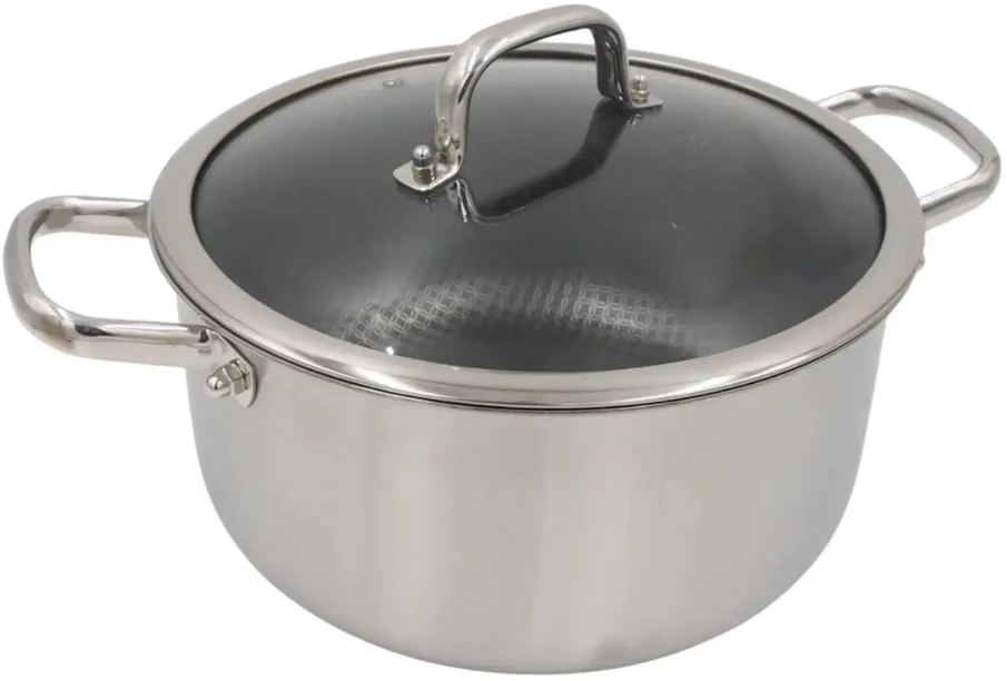 Puodas su dangčiu OSFÉ Tri-Ply, 28 cm, 8 l