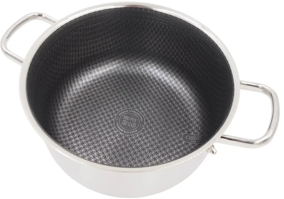 Puodas su dangčiu OSFÉ Tri-Ply, 28 cm, 8 l