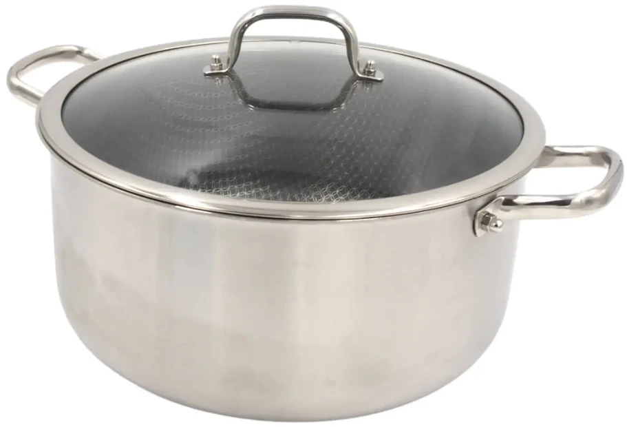 Puodas su dangčiu OSFÉ Tri-Ply, 32 cm, 12 l