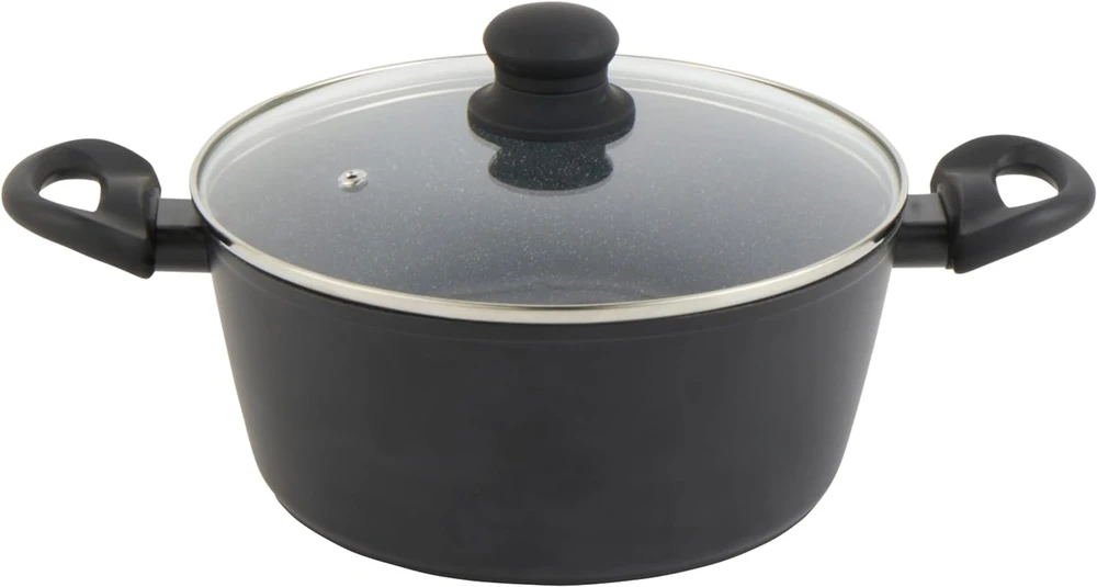 Puodas su nelimpančia danga Russell Hobbs Metallic Marble, 24 cm, 2,1 l