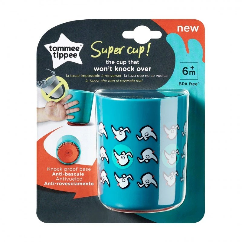 Tommee Tippee Puodelio SUPERTAURĖ 190 ml 6+ žalias