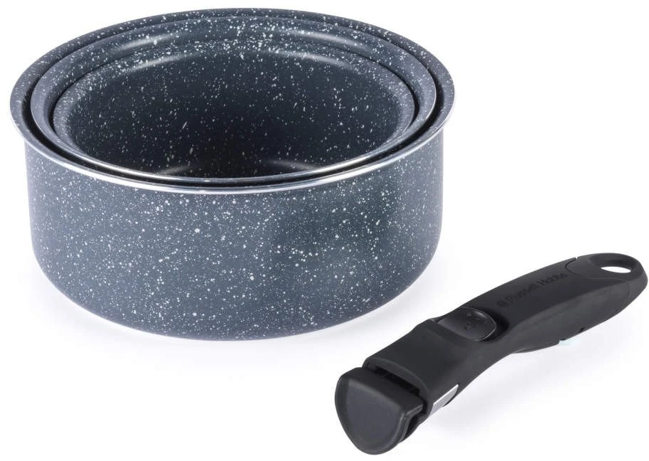 Puodų rinkinys Russell Hobbs Smart Clip Nightfall, 4 dalių, 16, 18 ir 20 cm