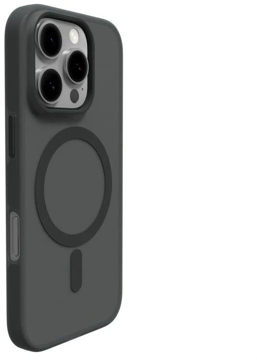 Silikoninis Puro Daylight MagSafe Apple iPhone 16 Pro Max – dėklas telefonui juodos spalvos