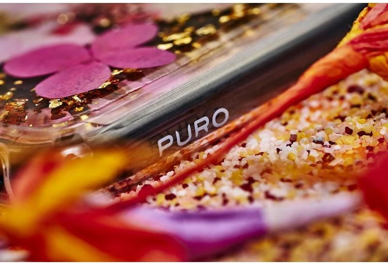 PURO Glam Hippie Chic Cover - dėklas skirtas Apple iPhone XR real žalias flower petals