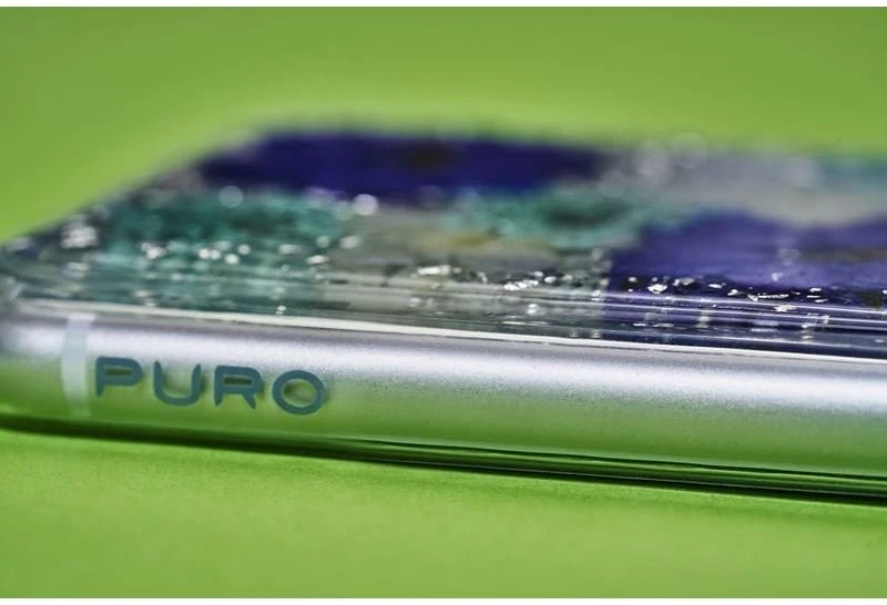 PURO Glam Hippie Chic Cover - dėklas skirtas Apple iPhone XR real žalias flower petals