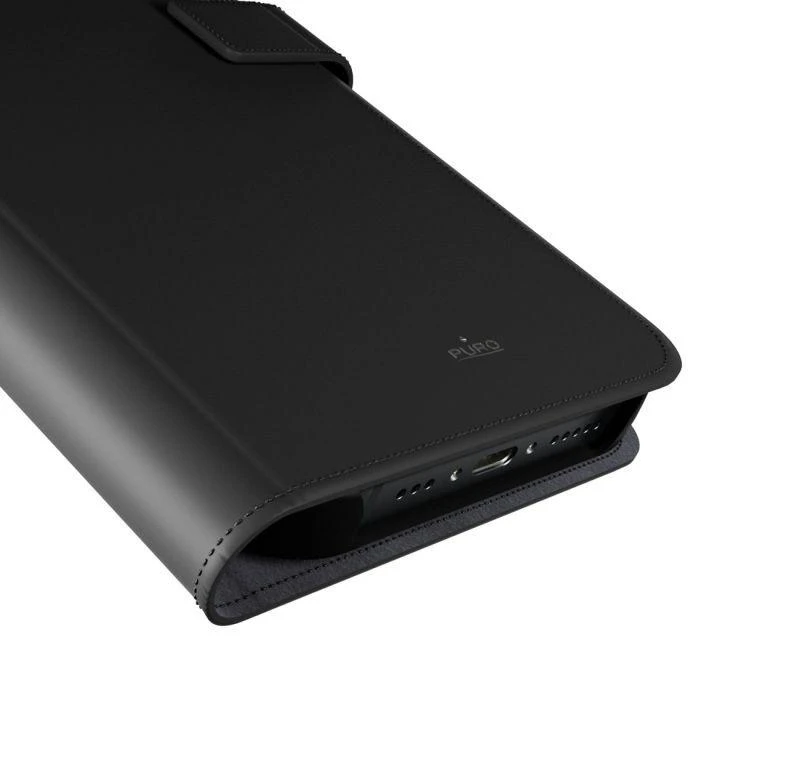 Puro Wallet Detachable MagSafe 2in1 Apple iPhone 16 – dėklas telefonui juodos spalvos