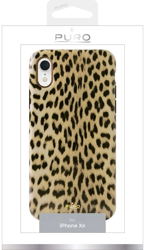 PURO Glam Leopard Cover - dėklas skirtas Apple iPhone XR Leo 1