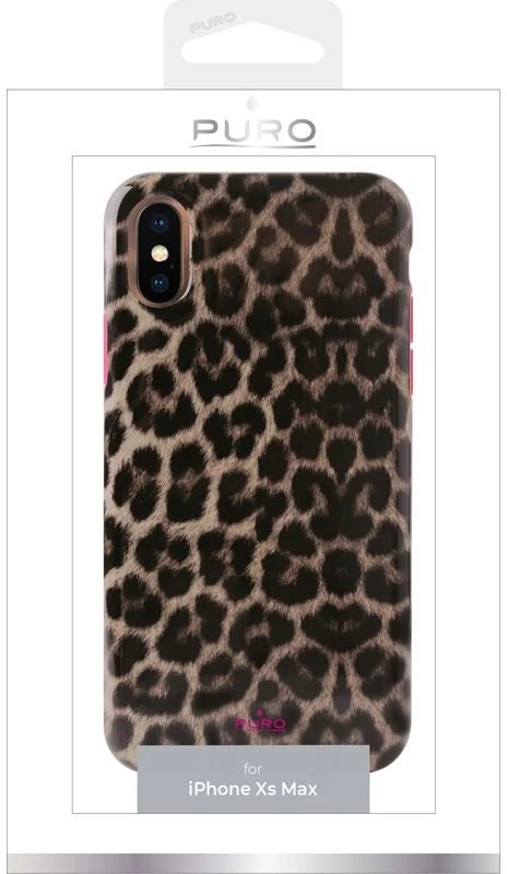 PURO Glam Leopard Cover - dėklas skirtas Apple iPhone Xs Max Leo 2