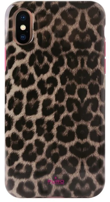 PURO Glam Leopard Cover - dėklas skirtas Apple iPhone Xs Max Leo 2