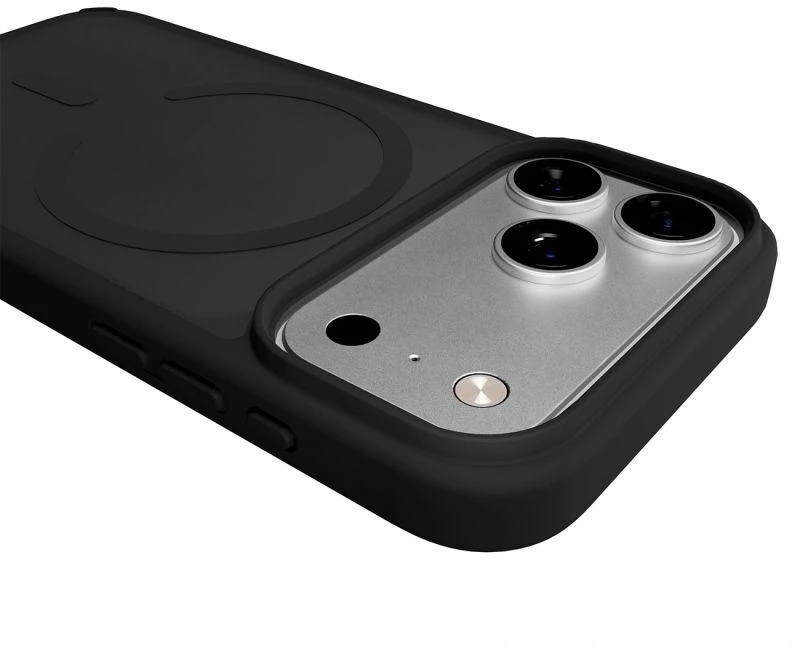 Puro Gradientinis TPU dėklas iPhone 17 Pro Max, suderinamas su MagSafe - Juodas