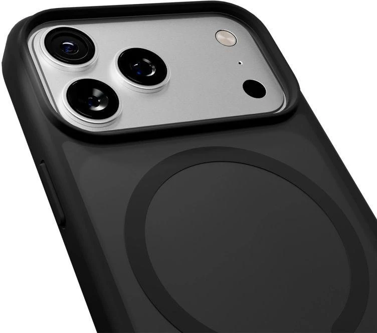 Puro Gradientinis TPU dėklas iPhone 17 Pro Max, suderinamas su MagSafe - Juodas
