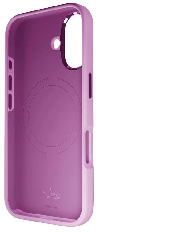 iPhone 16 silikoninis dėklas PURO, ICON MAG PRO, rožinis / PUIPC1661ICONMPROSE / 2512399
