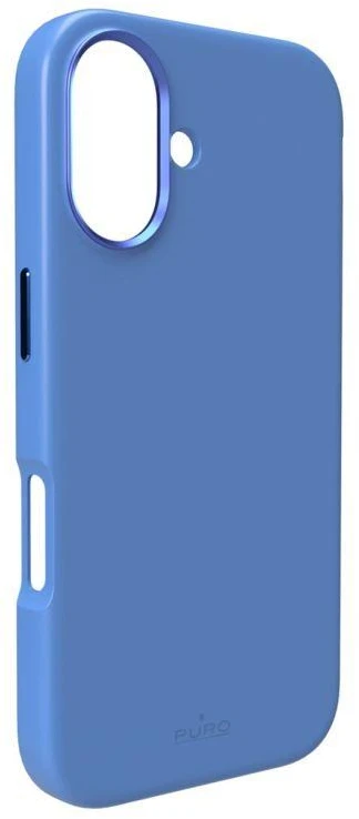 Silikoninis Puro Icon Mag Pro MagSafe Apple iPhone 16 - dėklas telefonui mėlynos spalvos
