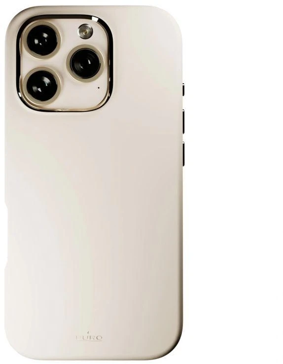 Puro Icon Mag Pro MagSafe Silikoninis dėklas skirtas iPhone 16 Pro - Smėlio spalvos