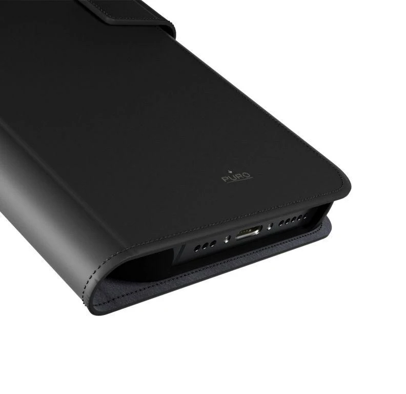Puro Wallet Detachable MagSafe 2in1 Apple iPhone 16 Pro - dėklas telefonui juodos spalvos
