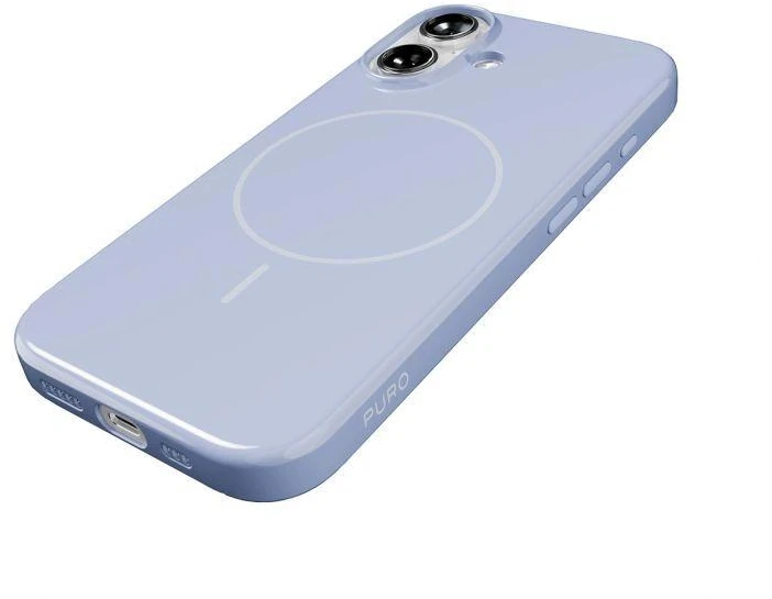 Puro Pulse iPhone 17 polikarbonatinis apsauginis dėklas - mėlyna