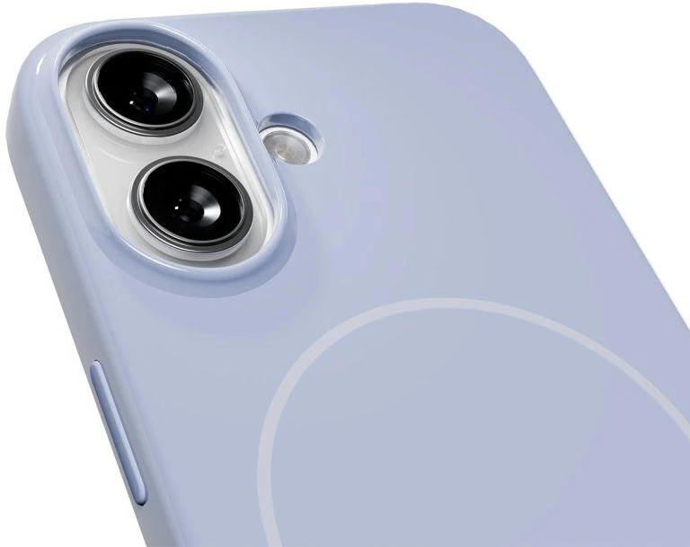 Puro Pulse iPhone 17 polikarbonatinis apsauginis dėklas - mėlyna